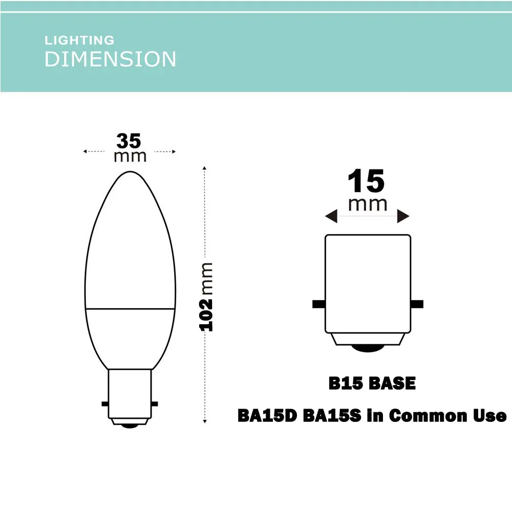 C35 светодиодный ные лампы накаливания B15 SBC с небольшим байонетным колпачком 5 Вт