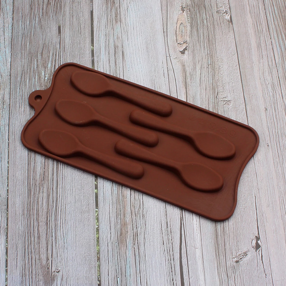 1 шт. формы в форме ложки силиконовые для пищевых продуктов форма шоколада льда