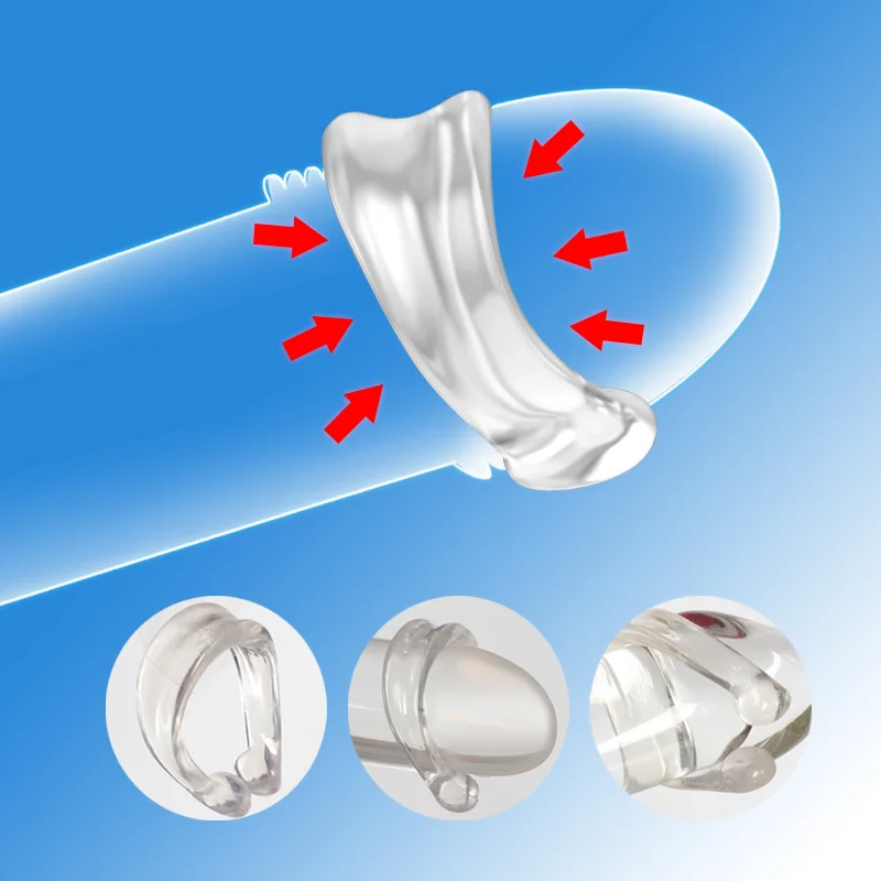 Кольцо на пенис многоразовый рукав тренажер для пениса Задержка эякуляции