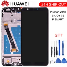 Display For Huawei P Smart 2018 FIG-LX1/LA1/LX2 LCD Display Touch Screen Replacement Screen for Huawei p smart/Enjoy 7S Display