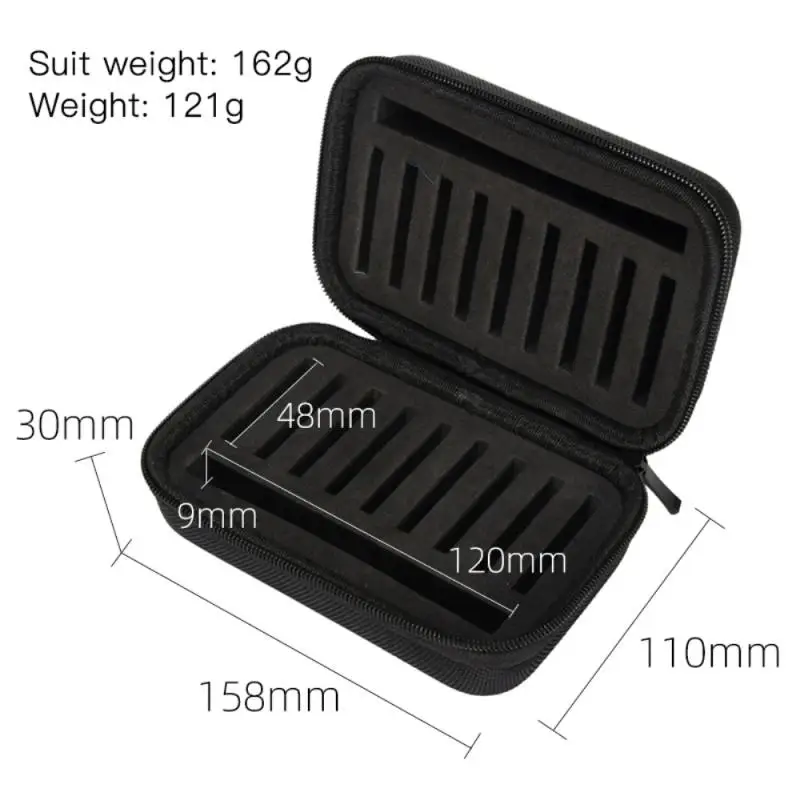 

Fly Fishing Lure Spoon Spinner Bait Box Foam Trout Fishook Flies Fish Hook EVA Container Bag Storage Box Fishing Bait Bag Case