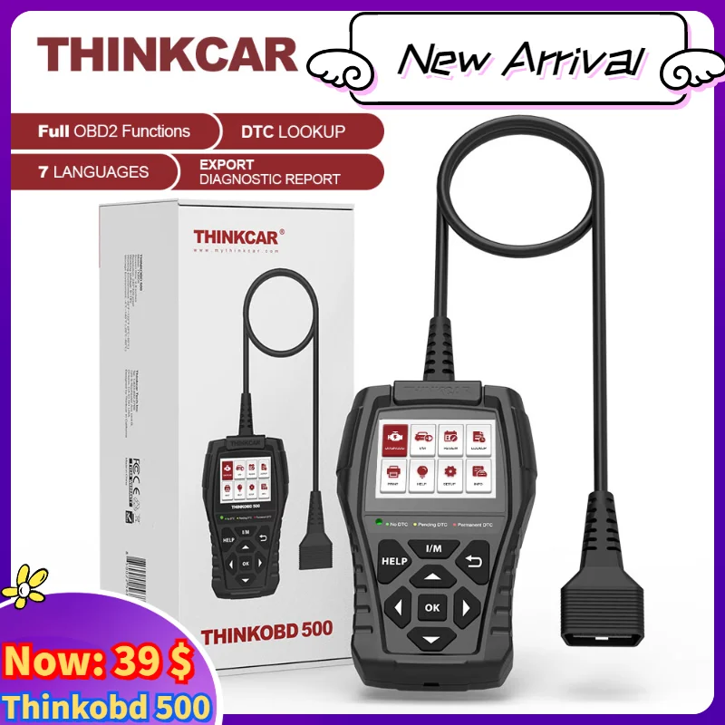THINKCAR Новое поступление THINKOBD 500 Obd2 сканер для автомобиля диагностические