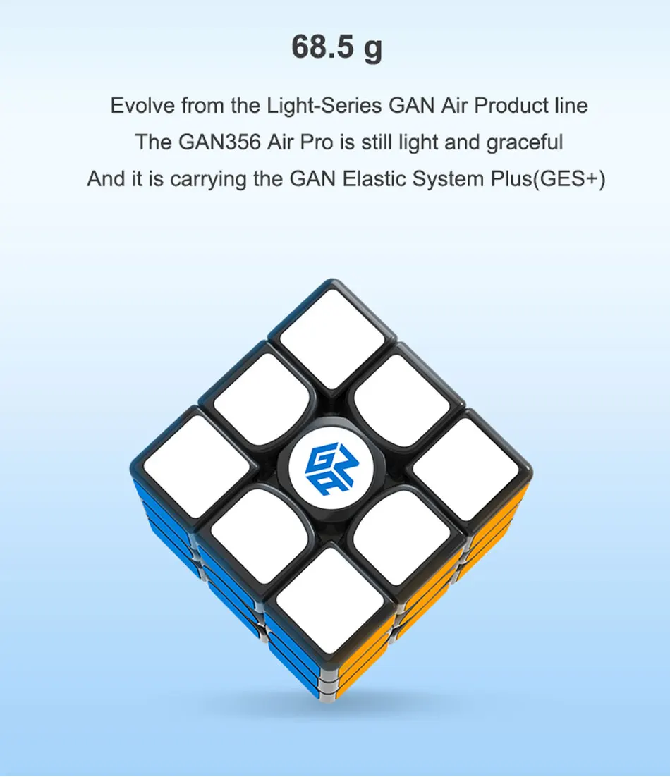Gan354M 3x3x3 Магнитный куб Gan356 air SM X R S GAN XS RS 356 354 RSC GAN354 M 3x3 магический скоростной куб, развивающие игрушки