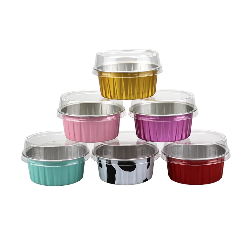 100 шт. Высококачественная пищевая алюминиевая фольга форма для выпечки кружка