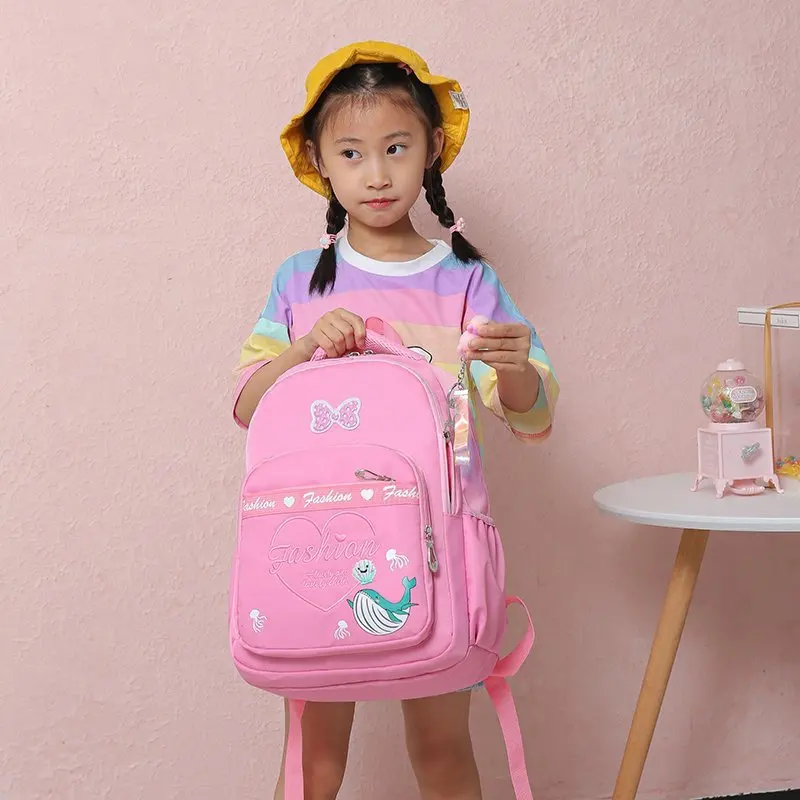 

chidren School Bags Girls primary school Backpack Orthopedic schoolbag Backpack kids satchel bookbag mochila infantil sac enfant