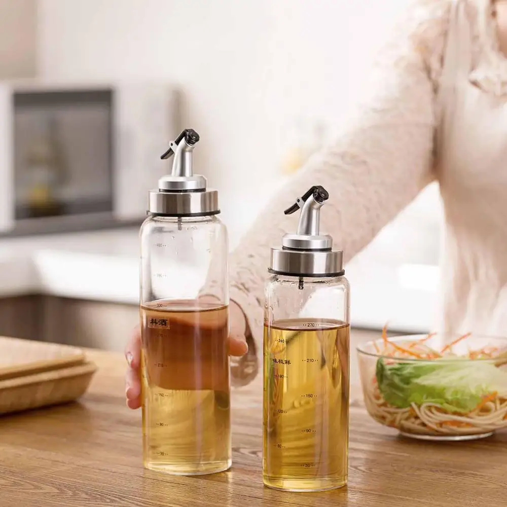 Стеклянная бутылка для приправ 500 мл |