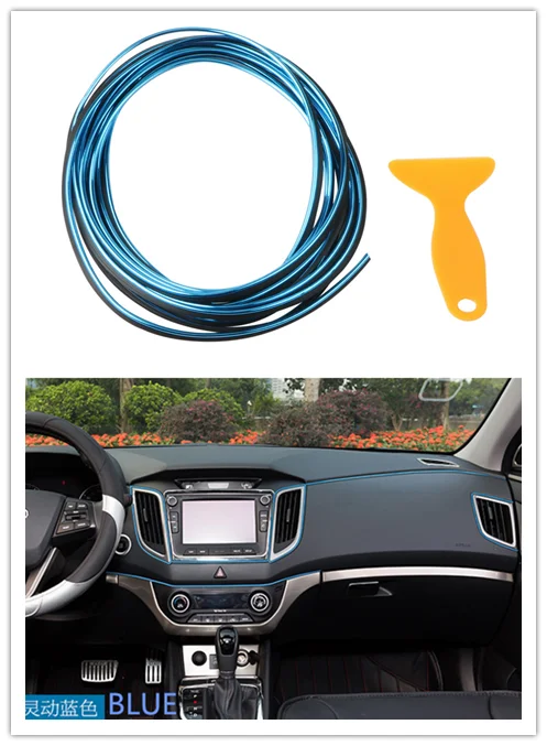 Декоративная полоса для салона автомобиля специальный зазор дверной панели