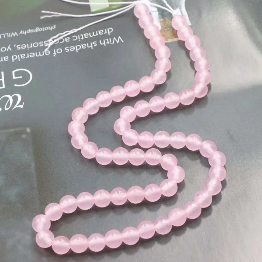 Оптовая цена розовый кристалл натуральный камень круглые нефритовые помещения