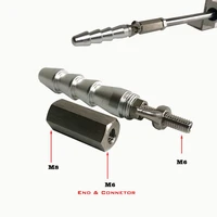 3 xlr reciprocating linear motor parts end connector pneumatic fittings
