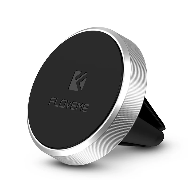 1 Piece Silver 1 FLOVEME Универсальный Автомобильный держатель для телефона Магнитный держатель для мобильного телефона для телефона в автомобиле подставка для iPhone X магнитный держатель на вентиляционное отверстие - Цвет: 1 Piece Silver 1