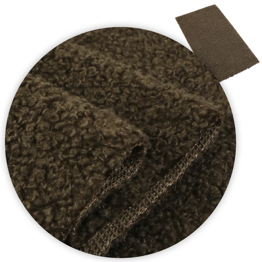 Роскошная круглая мягкая овечья шерстяная ткань 20*33 см материал флисовая