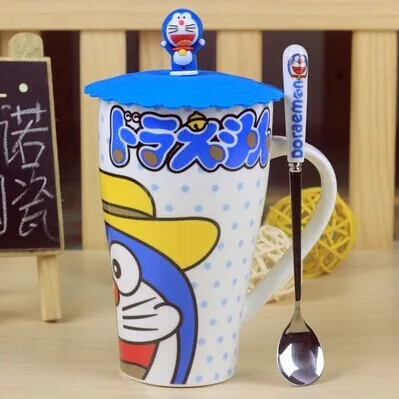550 мл мультяшная кружка Тоторо с животными керамическая Милая чашка для пары
