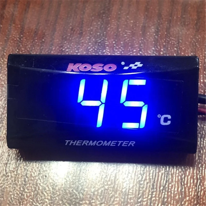 Круглый мотоциклетный измеритель температуры воды цифровой гигрометр термометр