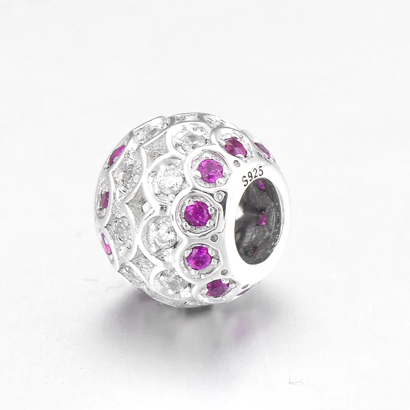 Модные круглые ювелирные изделия из стерлингового серебра 925 пробы со