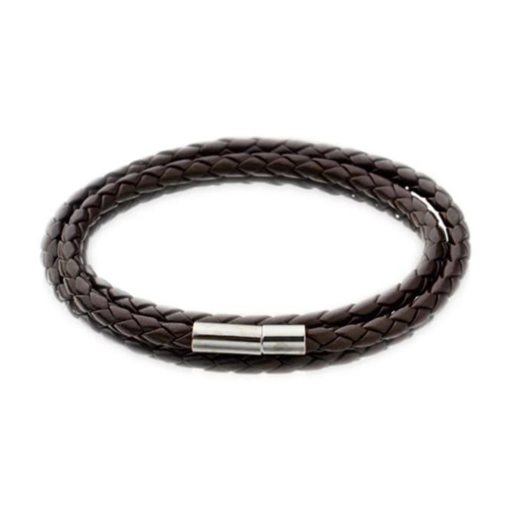 1pcs 4 шт./компл. или 1 шт. Для мужчин мальчиков кожаный браслет сплетенный браслеты Винтаж мужской подарок на день рождения ювелирные изделия браслет - Окраска металла: 1pcs