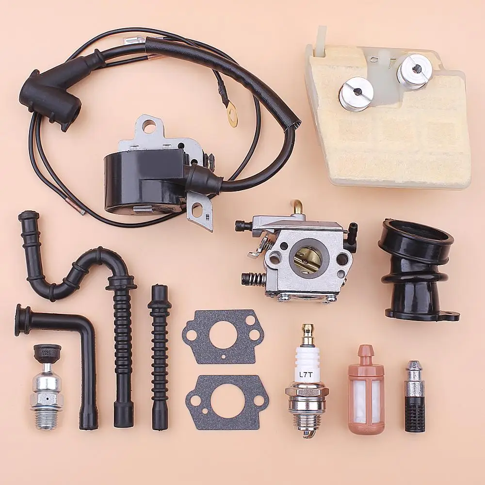 

Carburetor Carb Ignition Coil For Stihl MS260 026 MS240 024 Intake Manifold Air Fuel Oil Filter Impulse Line Chainsaw