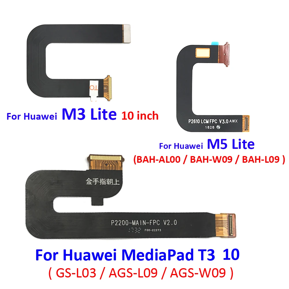 Материнская плата с разъемом ЖК-дисплея гибкий кабель для Huawei Mediapad T3 10 AGS-L03 AGS-L09/M3