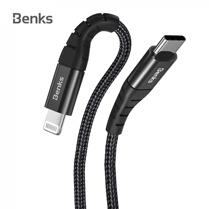 Зарядный кабель Benks MFi Type C PD для быстрой зарядки и передачи данных iPhone 11 Pro Max X xs xr max