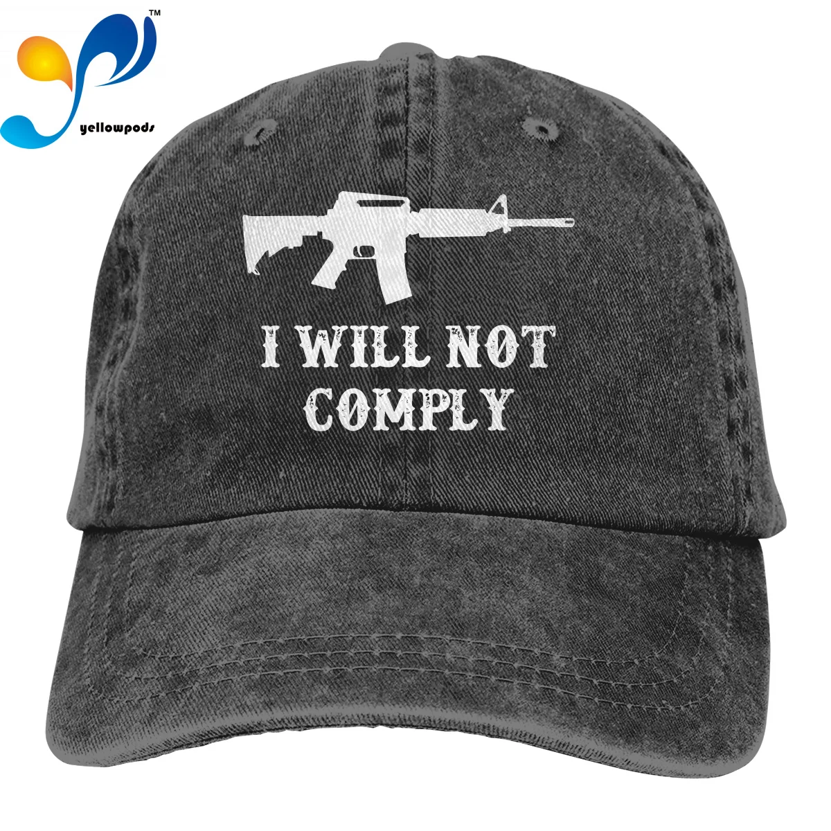 

I Will Not Comply Ar-15 Sandwich Outdoor Sport Baseball Cap Adjustable Men Women Caps Fashion Hip Hop Hat