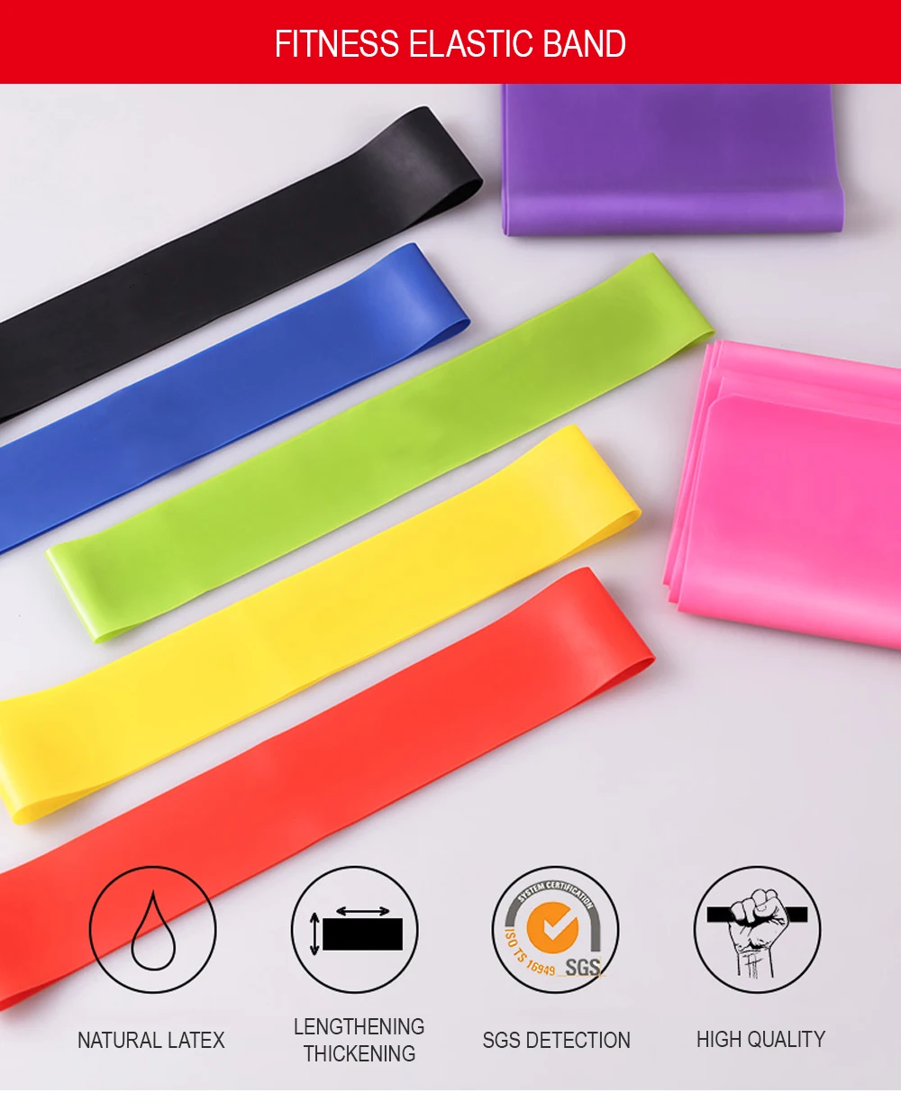 Resistance Bands Set Elastic Band For Fitness Rubber Bands Rubber Bands For Gum Set Sport Yoga Exercise Gym Rubber Workout