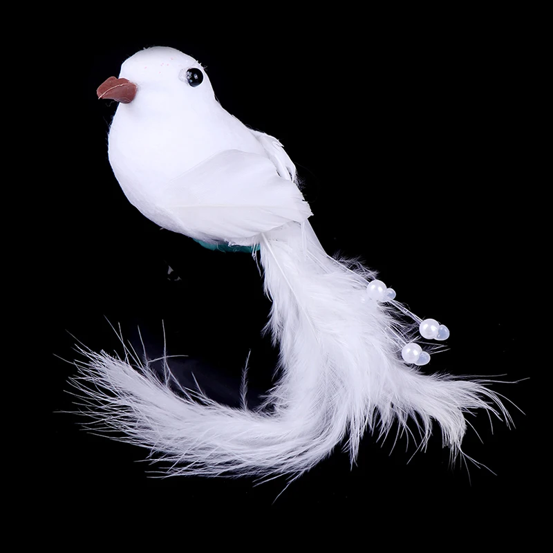 1pcs 3D Foam Feather Simulation Bird Artificial Home Garden Decor Wedding Decoration DIY Party Crafts Ornament Props | Дом и сад