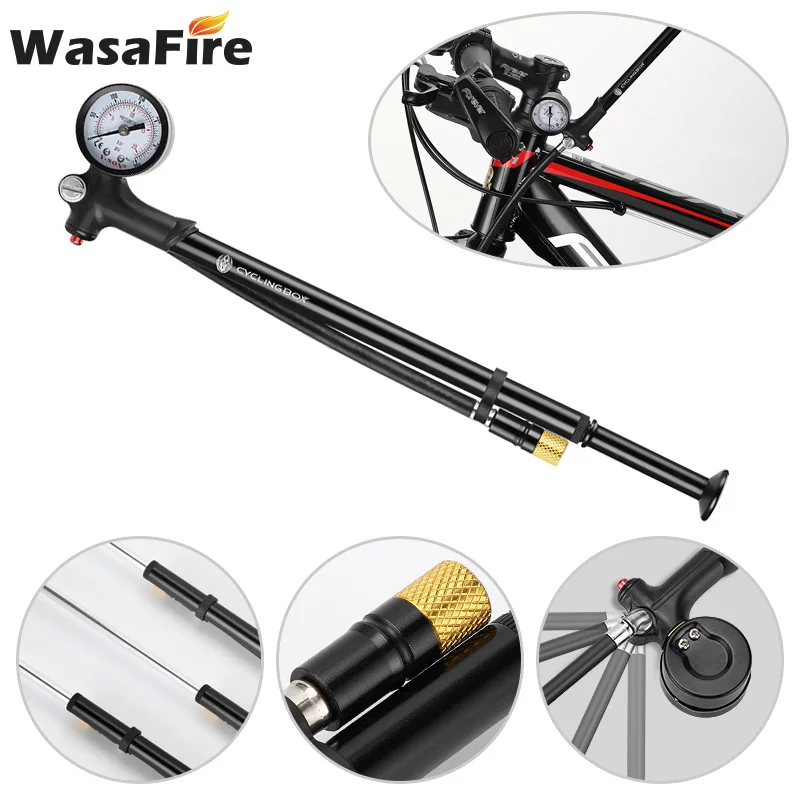 Портативный велосипедный воздушный насос высокого давления WasaFire 120PSI с