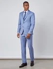 (Пиджак + брюки) костюм для работы светильник-голубой костюм из 2 предметов смокинги для жениха для свадьбы, официальный костюм для выпускного вечера, вечерняя женская одежда