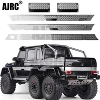 Stainless Steel Decorative Sheet Anti-skid Plate For 1/10 Trax Trx-6 G63 Trx-4 G500 Rc Car Body Parts