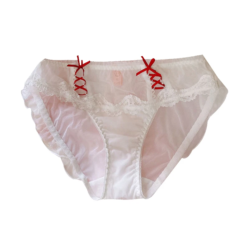 Японские белые розовые трусики кролики нижнее белье Для женщин стринги милое в