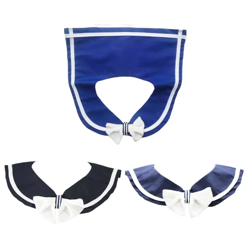 Декоративный Короткий воротник с бантом поддельный съемный ожерелье чокер для