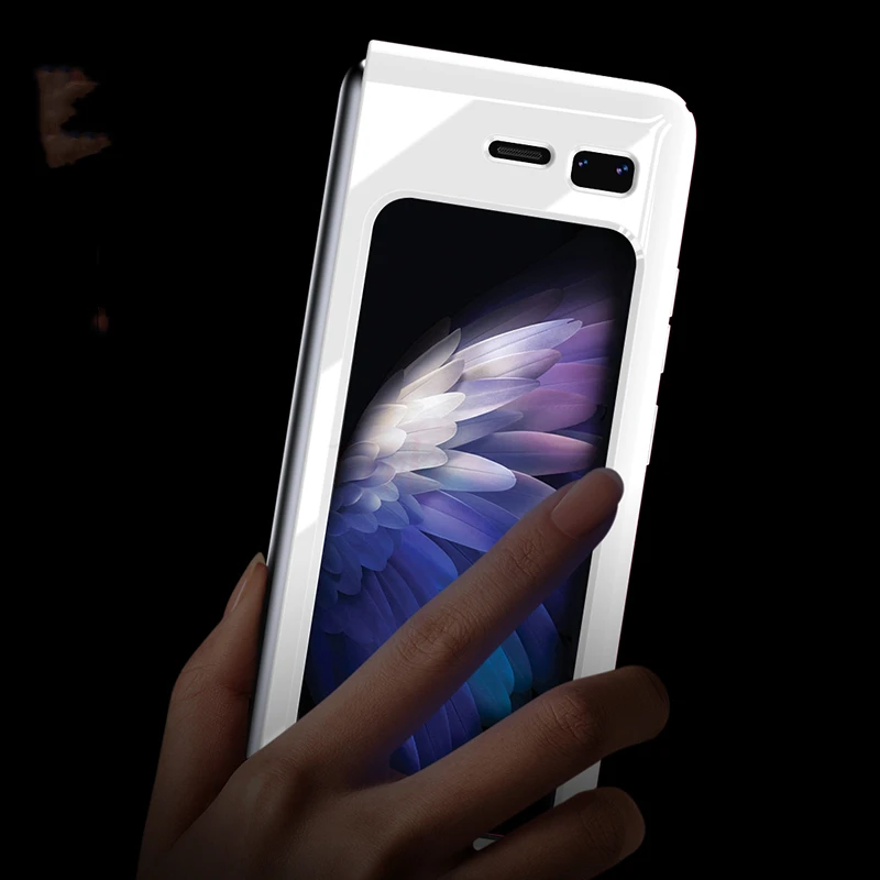 Для Samsung Galaxy складной чехол класса люкс УФ фарфор жесткий поликарбонатный для