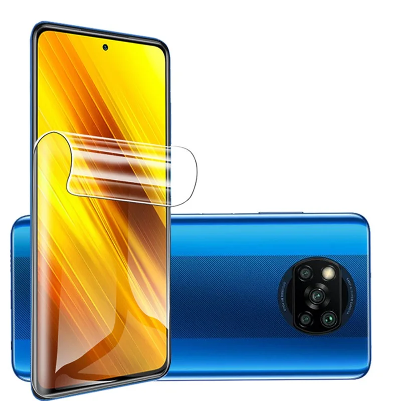 Защитная Гидрогелевая пленка для Poco X3 NFC X2 M2 F2 Pro Xiaomi Mi 10T 10 Ultra Lite 9T (не стекло) |