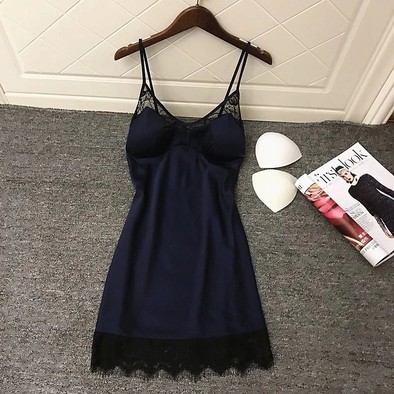 Женское сексуальное нижнее белье с v образным вырезом кружевная ночная рубашка