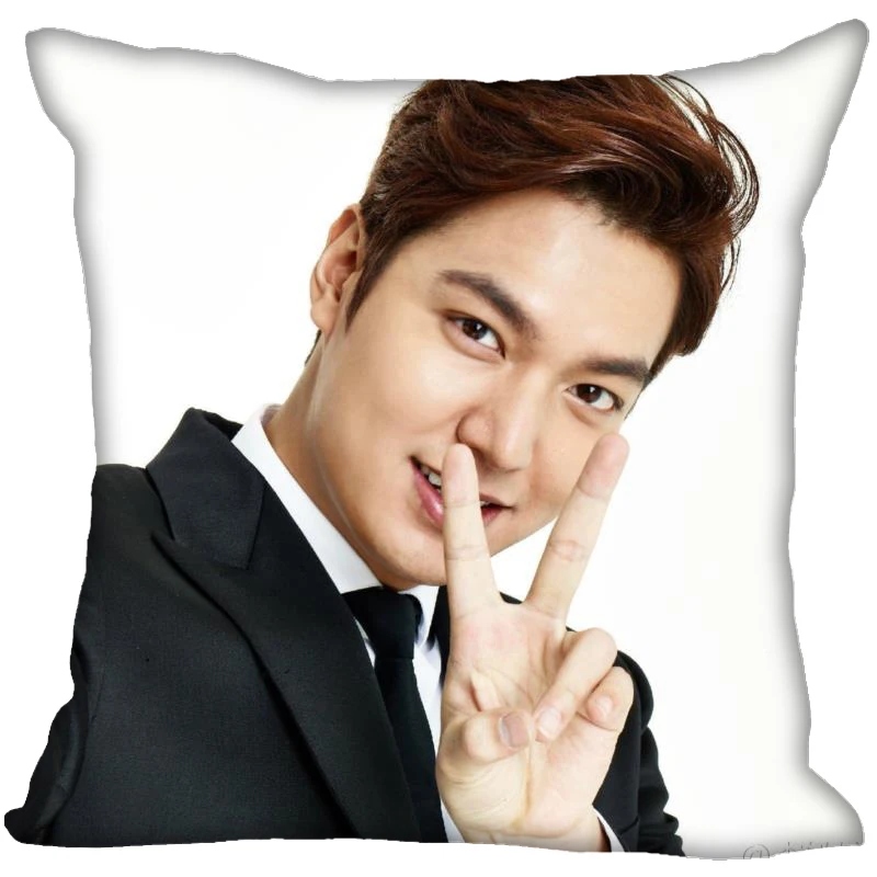 Новое поступление Lee Min ho наволочка для спальни для дома или офиса, декоративные наволочки квадратная Подушка на молнии Наволочки мягкие атласные не выцветают - Цвет: 18