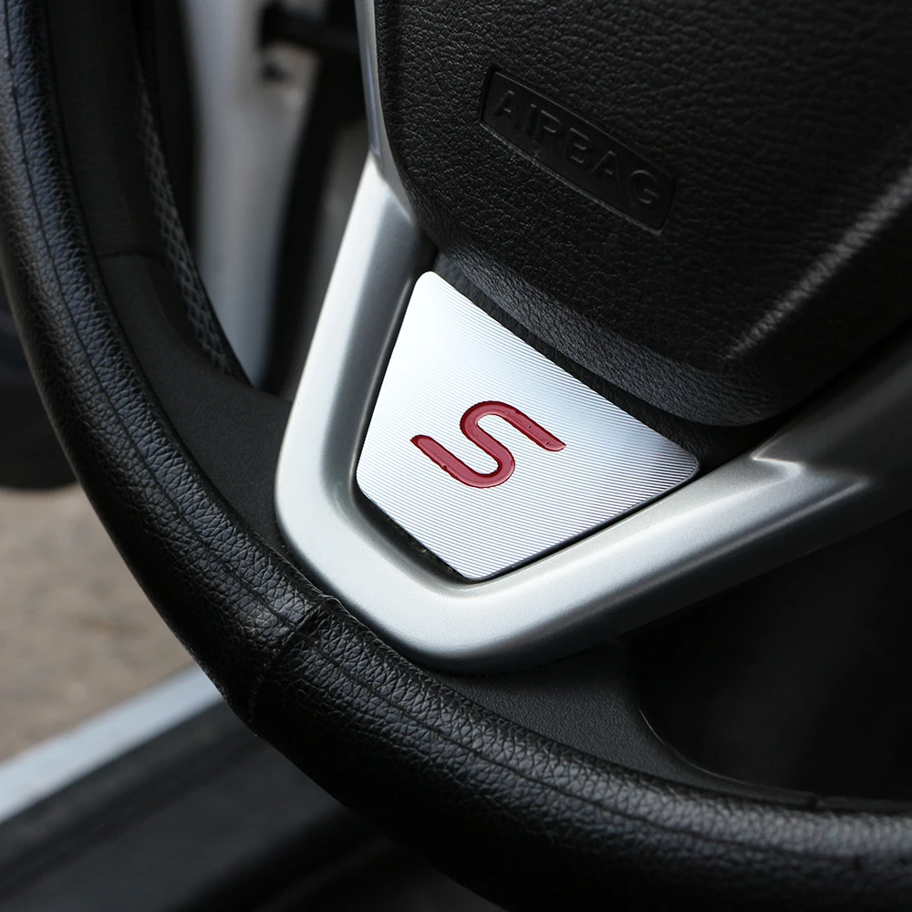 Наклейка на руль автомобиля для Ford Ecosport 2013-2017 Fiesta 2009-2017 с логотипом St S - купить по