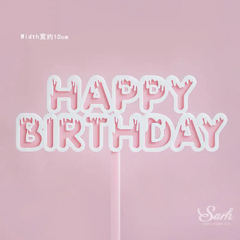 2pc birthday Галстук-бабочка декоративные ежики с днем рождения колесо обозрения Eat Me Топпер для торта для свадебной вечеринки принадлежности для выпечки Шары Любовь Подарки - Цвет: 2pc birthday