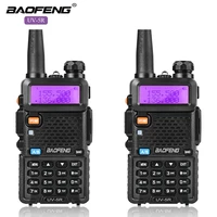 baofeng uv 5r walkie talkie 10km two way radio station 128ch dual band vhf uhf portable ham transceiver uv 5r 136 174 400 520mhz