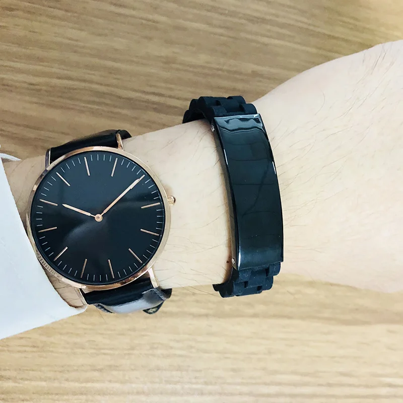 Мужской черный силиконовый браслет с гравировкой Христианская молитва лорда