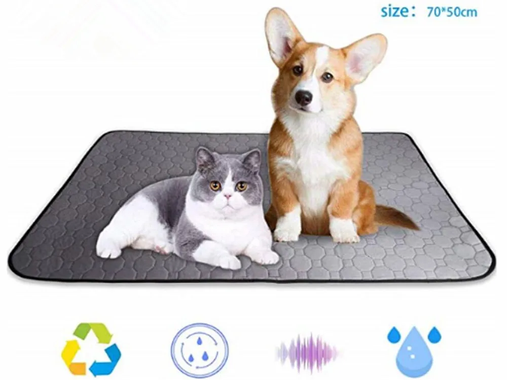 Коврики моющиеся для собак и кошек Влагозащищенные подгузники мочи многоразовые