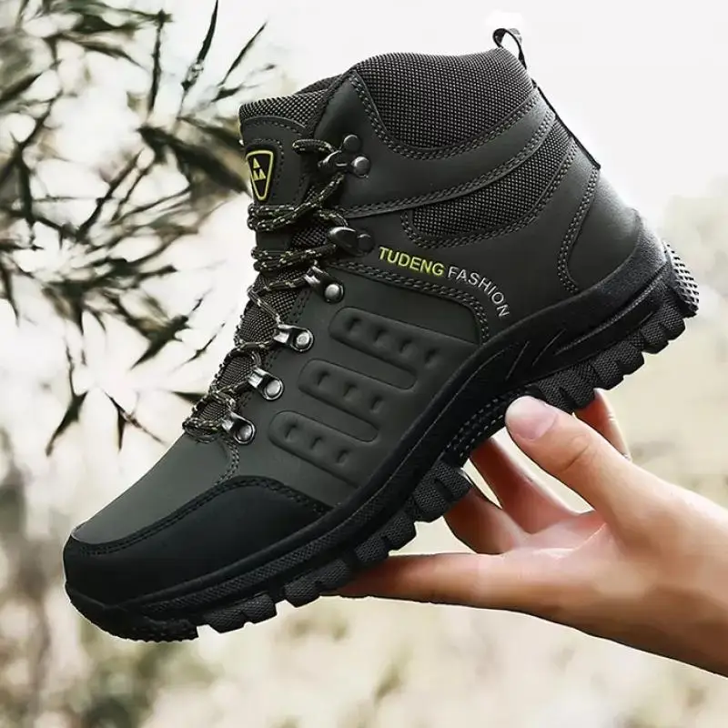 

Winter Warm Men's Snow Boots Fashion Outdoor Hiking Male Sneaker Casual Men Shoes Ankle thick Sole Male Sneakers Vulcanize Shoes