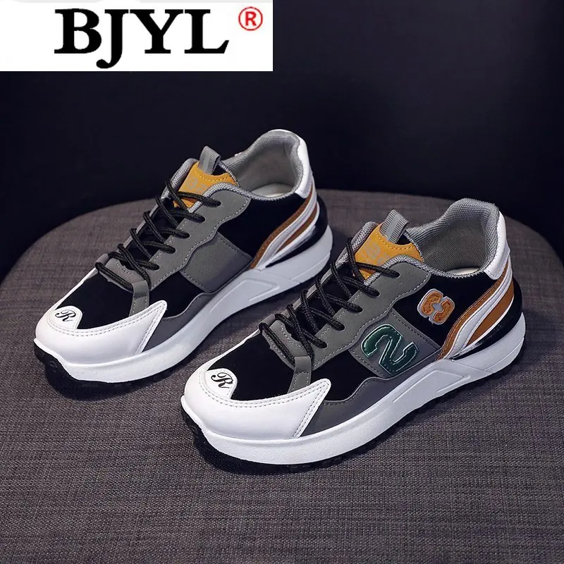 

Spring Autumn Fashion Women Sneakers Walking Comfortable Platform New Woman Sneaker Suede Color Matching Woman Shoes Plus Size