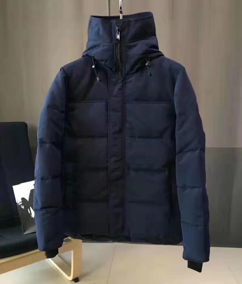 Канадский стиль Классическая теплая Полетная куртка с капюшоном пуховик пальто