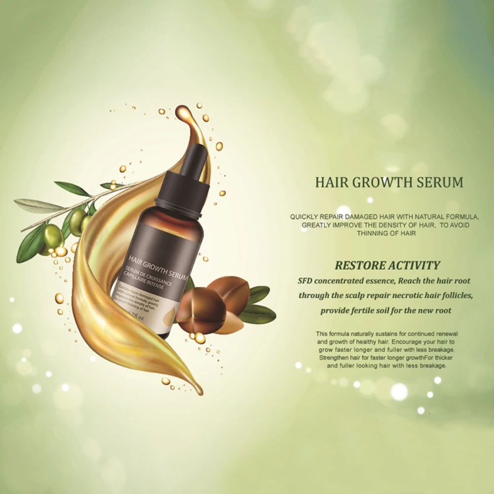 

New 50ml Polygonum Multiflorum Hair Growth Essence Hair Loss Treatment Essential Oils Nourishing