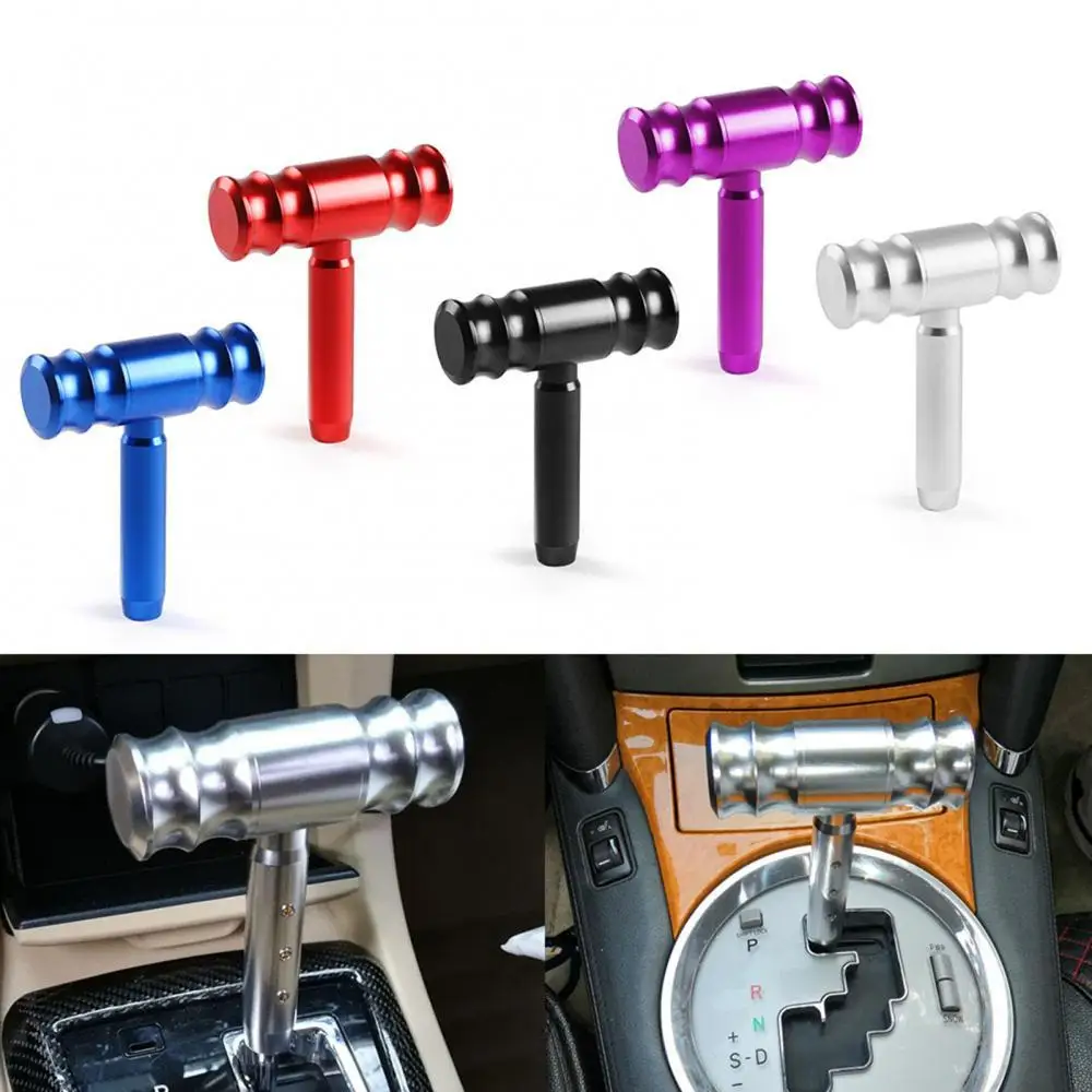 

35% Hot Sales!!! Aluminum Alloy Aircraft Joystick Car Gear Shift Knob Manual Shifter Levers Head