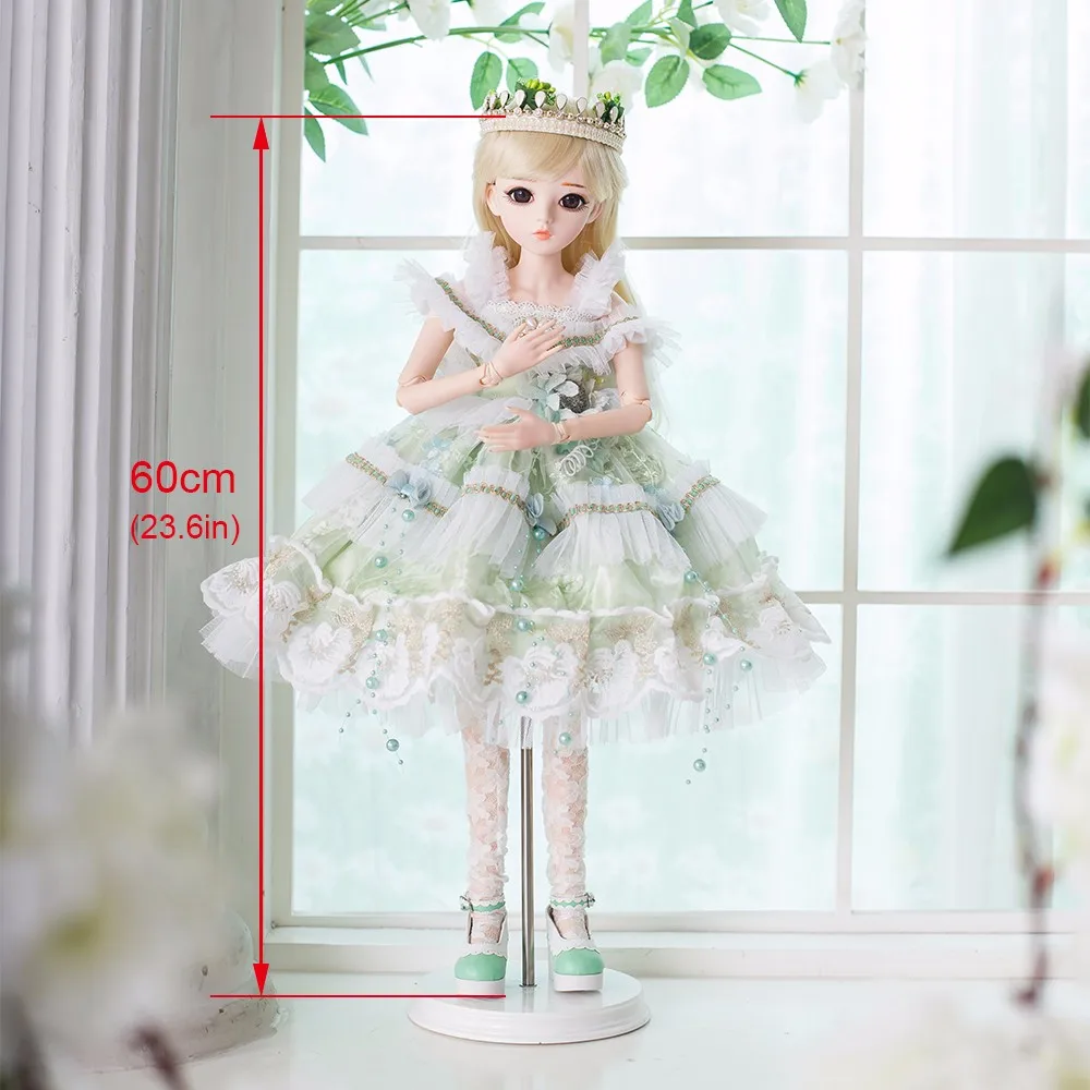 BJD кукла 1/3 коричневые глаза с BJD одежда парики обувь макияж ручной работы красивые игрушки силиконовые Reborn Dolsl игрушка Рождественский подарок