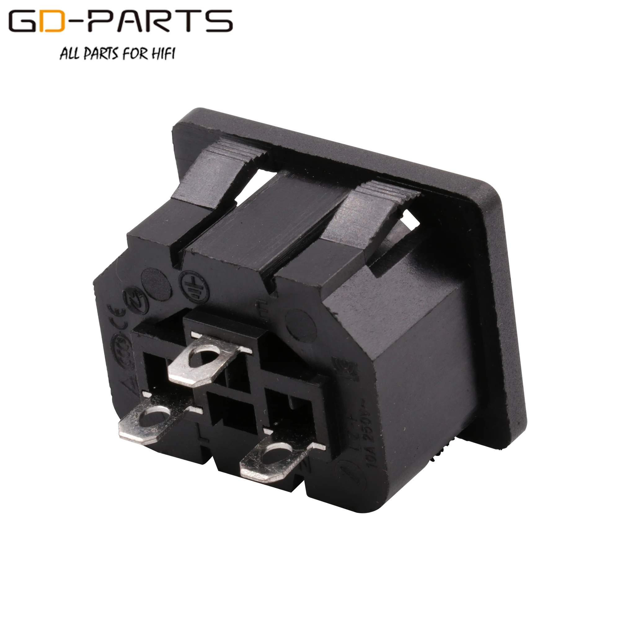 Гнездовой разъем IEC 320 питания переменного тока 250 В 10 А для компьютера AMP DIY CCC CE x 2