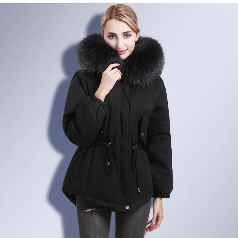 Зимняя теплая верхняя одежда Новинка 2019 года модные женские худи с капюшоном