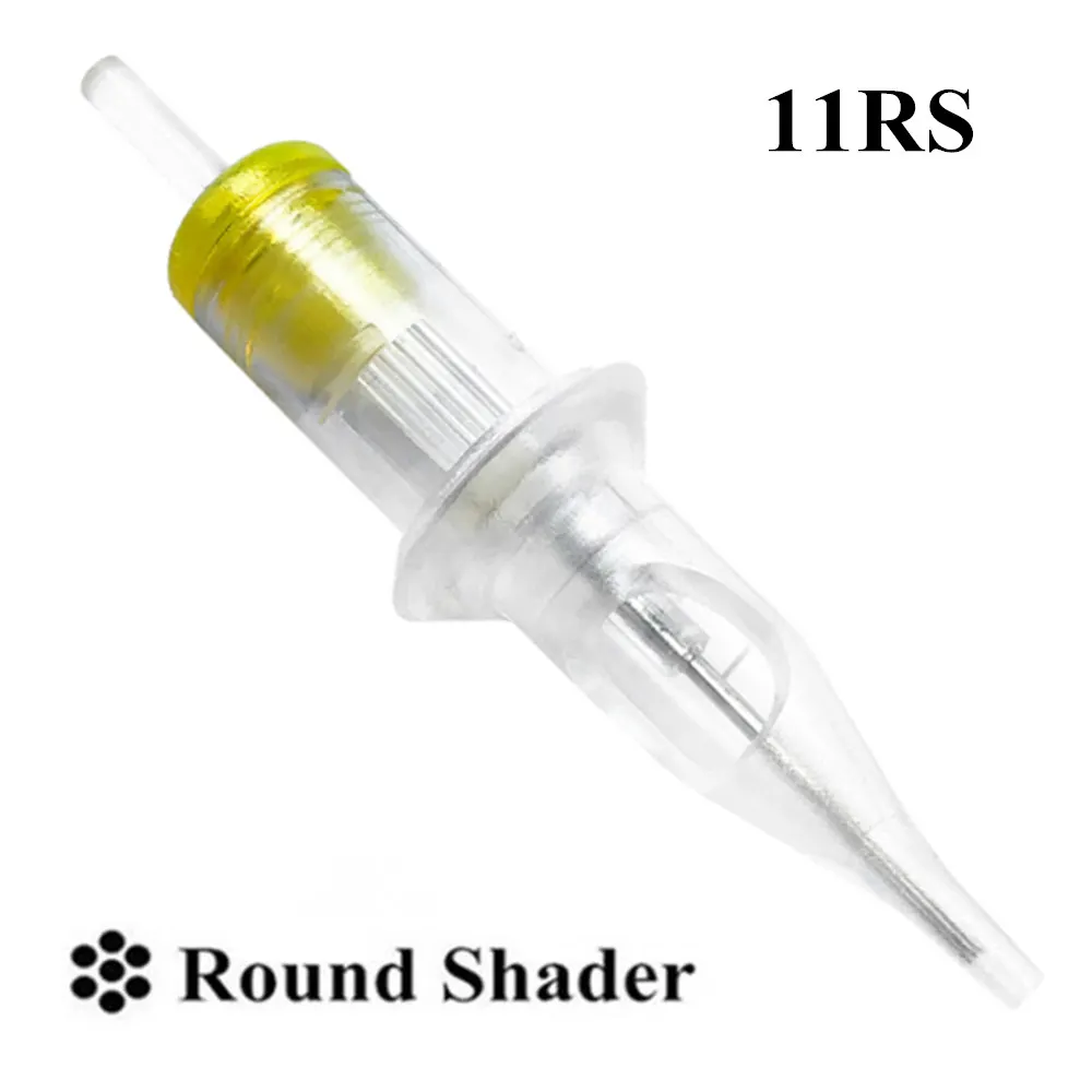 Картриджи BIGWASP для тату игл 4 го поколения премиум класса 11RS (11 круглых теней)