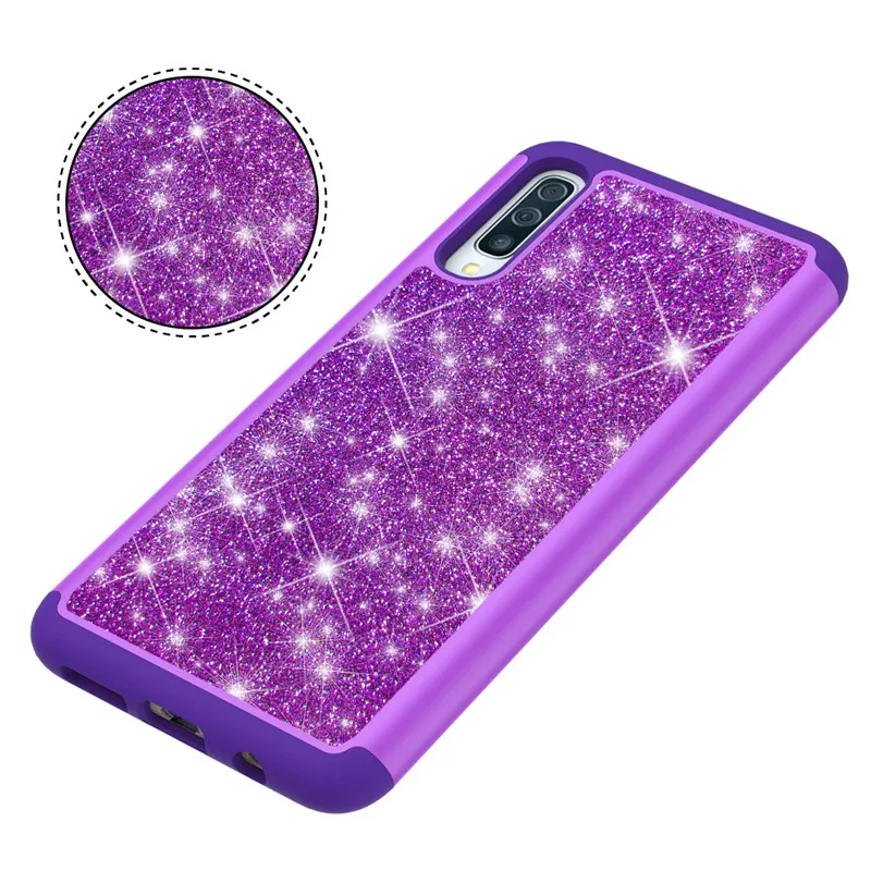 

Case for Samsung Galaxy S10 S9 S8 Plus S10E J3 J7 Prime Note 9 A20 A30 A50S Silicone Glitter Crystal Sequins Free Shipping 2019