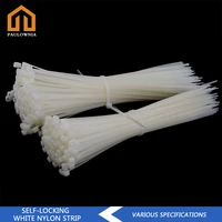 3 8 nylon cable self locking plastic wire zip ties set white industrial grade cable tie supply fasteners hardware loop wrap